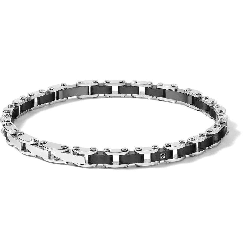 COMETE GIOIELLI  SUITS   BRACCIALE UOMO UBR1078  NUOVO GARANZIA UFFICIALE - Immagine 1 di 2
