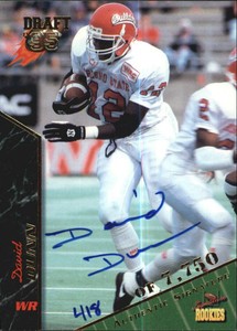 1995 Signature Rookies Autographs Bengals Football Card #26 David Dunn /7750