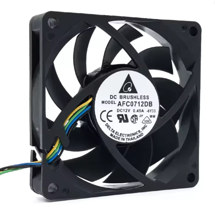 DELTA AFC0712DB 12V DC PWM 4 Pin PC Computer CPU Cooling Fan 7cm 70mm x15mm 7015 - Image 1 of 4
