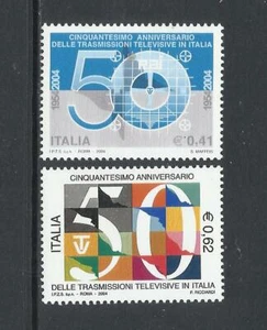 ITALIA . Año: 2004. Tema: CINCUENTENARIO DE LA TELEVISION EN ITALIA. - Picture 1 of 1
