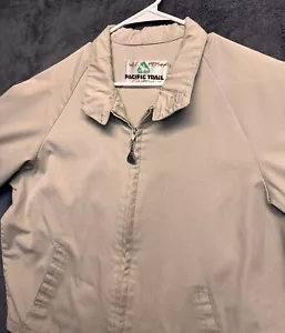 Vintage Pacific Trail Sportswear Jacket Mens XL Bomber Harrington Made In USA - Picture 1 of 16