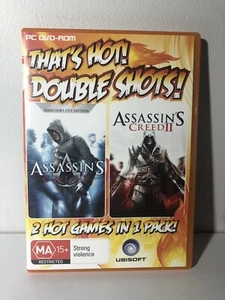 Assassins Creed 1 And 2 PC DVD-ROM Game Australian Version - Picture 1 of 4