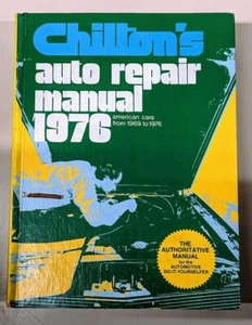 Chilton's Auto Repair Manual American Cars 1969-1976 Hardcover Nice Condition - Picture 1 of 5
