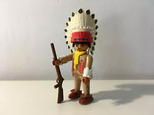 Playmobil - Western Oeste Indios - Jefe Indio Guerrero - 3395 - (COMPLETO) R - Imagen 1 de 2