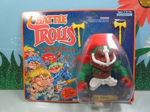 T.D. TROLL - 5' BATTLE TROLLS  TROLL DOLL  - New On Card