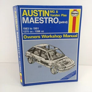 Haynes Austin MG & Vanden Plas Maestro Petrol 1983-1991 Owners Workshop Manual - Picture 1 of 17
