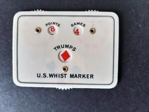 Playing card trump marker vintage - U. S. Whist Marker