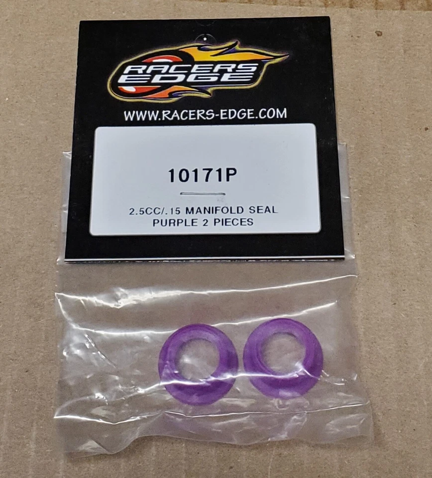 Sello colector púrpura 2 piezas RCE10171P Racers Edge 2,5 cc/,15 Foto 1 de 2
