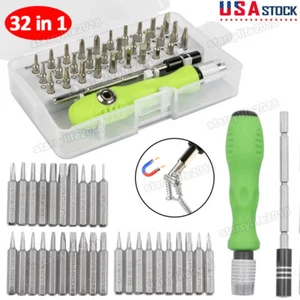 32 in 1 Mini Precision Screwdriver Set Magnetic Torx Repair Tool For Phone Watch - Picture 1 of 11