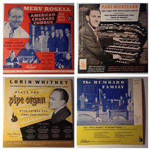 Vtg Sacred Records Gospel Choir Christian Music Vinyl Records  LP 10” Red - Picture 1 of 58