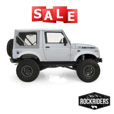 SALE! Smittybilt 98652 White Soft Top & Clear Windows 1986-1994 Suzuki Samurai - Image 1 of 2