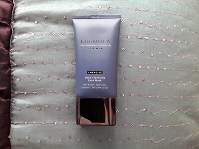 M&S MARKS AND SPENCER FORMULA FOR MEN ENERGISE DEEP CLEANSING FACE MASK. NEW - Image 1 of 2