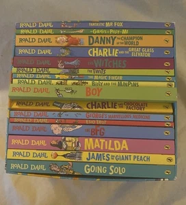 2018 Roald Dahl Collection 16 Books Box Set Roald Dahl Softcover Compelete Box - Imagen 1 de 6