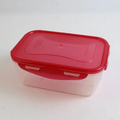 Lock & Lock 1.2 L Food Storage Container Red Lid - Image 1 of 4