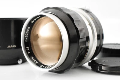 Near MINT Nikon Nikkor-P 105mm f2.5 Non AI MF Portrait Telephoto Lens Hood Japan - Image 1 of 4