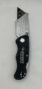 Husky Folding Lock-Back Utility Knife - Picture 1 of 7