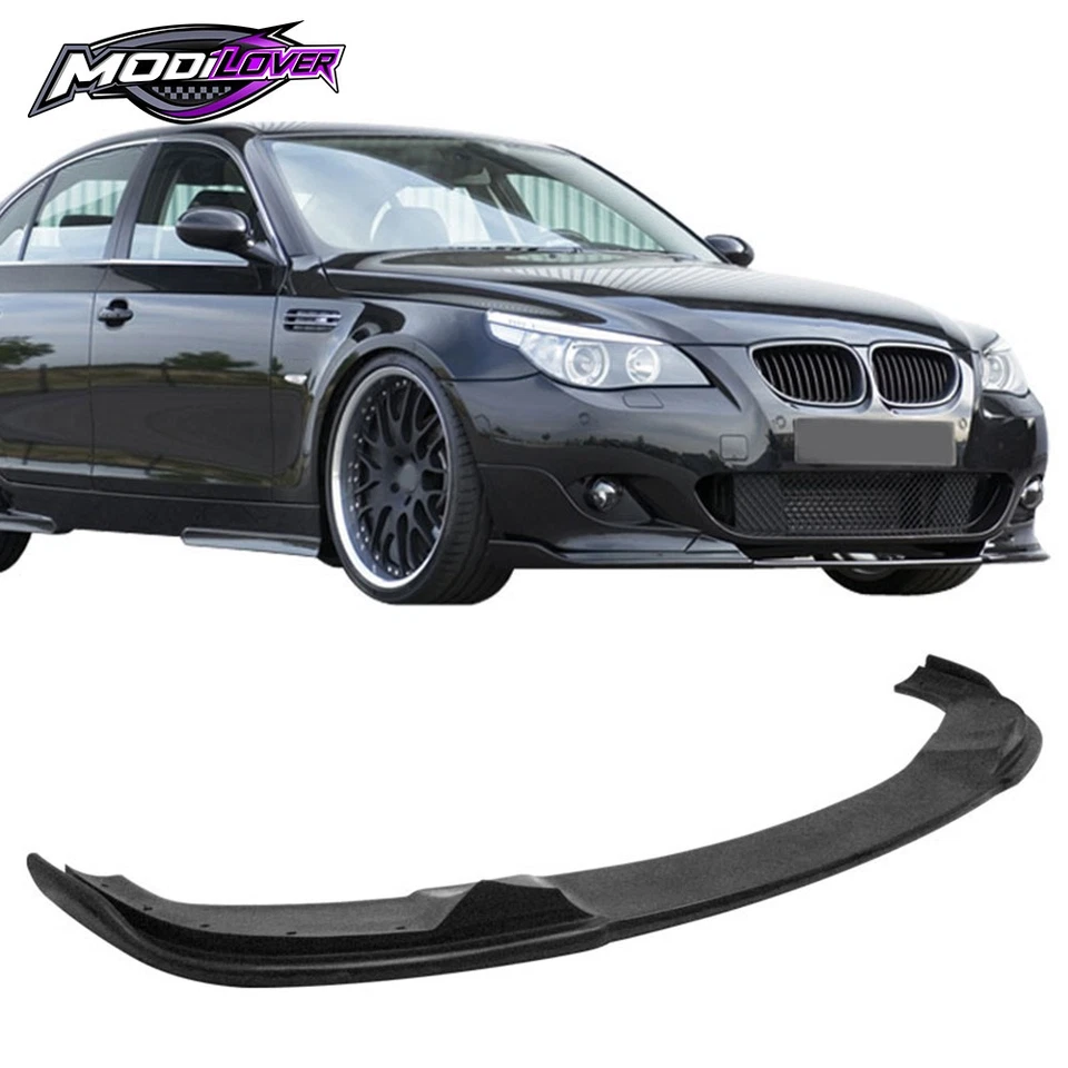 Fits 04-10 BMW E60 5 Series H Style Front Bumper Lip Kit PU Unpainted 1PC - Image 1 of 4