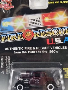 Fire and Rescue Truck Philadelphia  FD 1930-1990 ( 1932 Ford Coupe)  - Picture 1 of 4