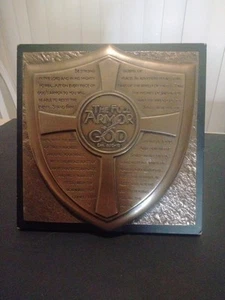 Tabletop Plaque: Full Armor of God Moments of Faith Sculpture - Picture 1 of 4