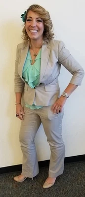 3 Trajes Modernos Para Mujer Chaqueta Blazer y Pantalones Falda Combo *leer descripción de la talla* Foto 1 de 4
