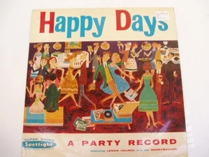 HAPPY DAYS - Lennie Holmes - RARE OZ LP - Picture 1 of 2