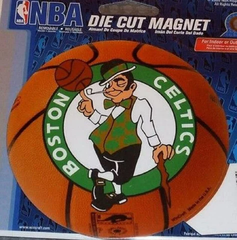 Boston Celtics Laser Cut Logo Steel Magnet Authentic Street Signs 4" MadeUSA Cover