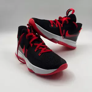 Tenis de baloncesto Nike Lebron Witness 5 negras rojas CQ9380-005 - Imagen 1 de 4