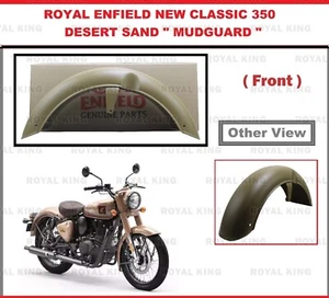 Royal Enfield New Classic 350 "Front Desert Sand Mudguard" - Picture 1 of 8