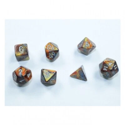 Dadi - MINI Lucido Oro/Argento (7-Dadi Mini) - Immagine 1 di 2