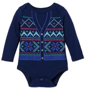 Circo Baby Bodysuit Tagless Long Sleeve Infant One-Piece Newborn Blue Size 3-6M - Picture 1 of 1