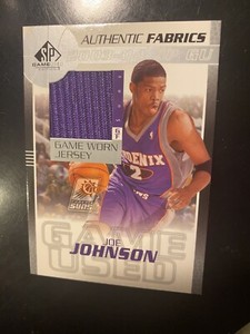 JOE JOHNSON Upper Deck *GAME WORN JERSEY* 2003-04