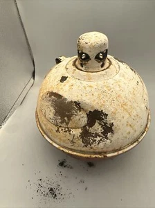 Vintage Smudge Pot Zug Autobahn Fackel mit Deckel oben - Bild 1 von 4