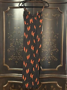 $278 Reformation Pennington Dress | Hot Sauce | Size 0 - Picture 1 of 10