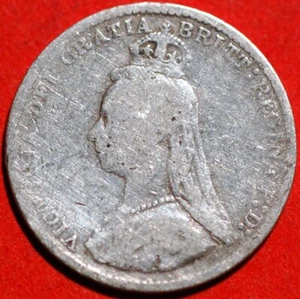 Great Britain 3 Pence 1889 KM# 758 - Picture 1 of 2