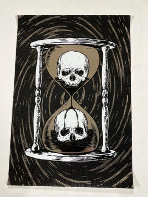 Unus Annus: The End, póster holográfico, original nuevo sin abrir exclusivo Foto 1 de 3