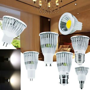 Dimmable LED COB Spotlight Bulbs 6W 9W 12W MR16 GU10 E27 E14 GU5.3 Lights HOL10