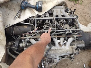 JAGUAR XJ12 XJS V12 5.3 HE Intake Rear   INLET SPOUT BYPASS PIPE Tube  Hose Look - Picture 1 of 10