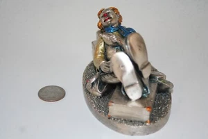 Mida Argenti Hobo Clown Figur Made in Italy handbemalt Stempel Mida - Bild 1 von 9