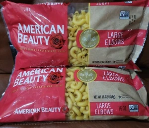 (2 unidades) MACARRONES CODO GRANDE, PASTA por: American Beauty Perfect Pasta 16 oz. cada - Imagen 1 de 3