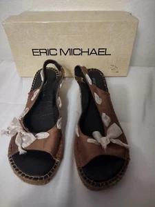 Eric Michael Espadrille Size 38/8 new - Picture 1 of 12