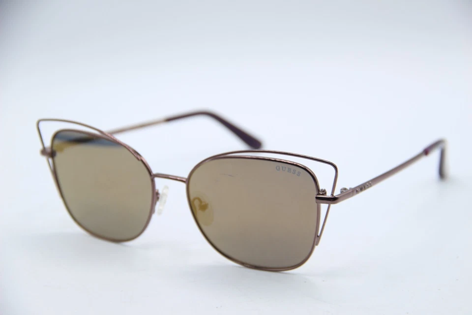 NEW GUESS GU7528 48G BRONZE MIRRORED AUTHENTIC SUNGLASSES 56-16 140 *3 - Image 1 of 4