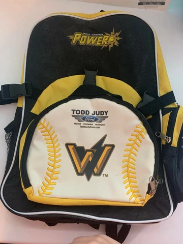 West Virgina Power backpack with lunchbox Cover