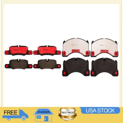 Juego de pastillas de freno delanteras y traseras de cerámica para Porsche Panamera 2010 XH Foto 1 de 4