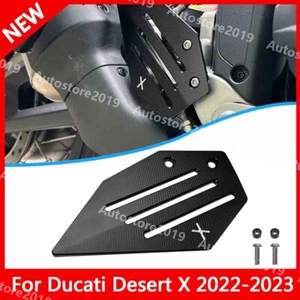 For Ducati Desert X 2022-23 Rear Brake Master Cylinder Protector Aluminum Black - Picture 1 of 6