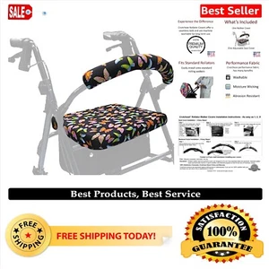 Stylish Butterfly Rollator Seat and Backrest Covers - Walker Accessory - Picture 1 of 8