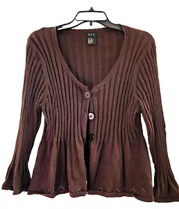R.Q.T Strickjacke Damen Größe X Large braun Signature Style - Bild 1 von 2