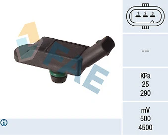 FAE 15186 Sensor, Saugrohrdruck for MINI PEUGEOT Foto 1 de 1