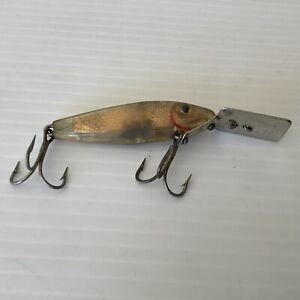 Vintage Clear/Gold L & S 2M MirrOlure Sinker Fishing Lure 