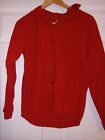 Northern Isles Womens Shirt Size 8 Corduroy Red Long Sleeve Button Up
