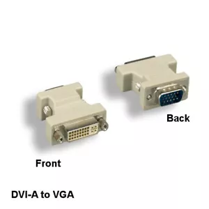 Adaptador KNTK VGA macho a DVI-A hembra analógico video PC CRT pantalla poryectora - Imagen 1 de 1